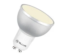 Tellur WiFi LED Smart Bulb GU10, 5W, baltas/warm/RGB, dimmer