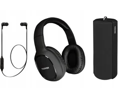 Ausinės Toshiba Triple Pack HSP-3P19-II juodas