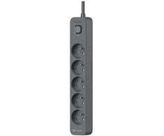 Tracer 47813 Super Line+ Graphite 1.5m (5 outlets )