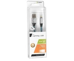 Kabelis. Tracer USB 2.0 Iphone AM 1m juodas