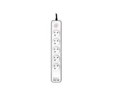 TRACER TRALIS46254 Maitinimo juosta Zebra mobiliesiems paruošta 1,5 m 5 lizdai + 2x USB 2.1A