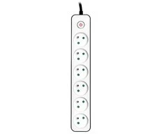 TRACER TRALIS46259 Maitinimo juosta Zebra 1,5 m 6 lizdai