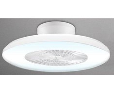 Lubų ventiliatorius su pritemdomu LED apšvietimu Beper P206VEN650, 40 W, 60 cm