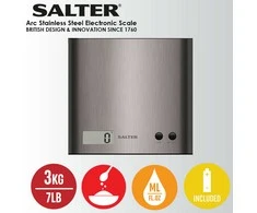 Virtuvinės svarstyklės Salter 1087 SSDRCEU16 Pro Sidabrinis