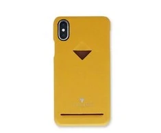Dėklas VixFox kortelės lizdo nugarėlė Iphone XR garstyčių geltona
