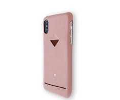 Dėklas VixFox kortelės lizdo nugarėlė, skirta iPhone XSMAX, rožinė