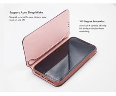 Dėklas VixFox Smart Folio Case for Iphone XSMAX pink