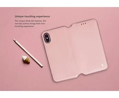 Dėklas VixFox Smart Folio Case for Iphone XSMAX pink