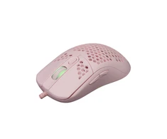 Itin lengva žaidimų pelė White Shark Galahad Pink, 72g