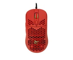 Itin lengva žaidimų pelė White Shark Galahad Red, 72g