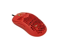 Itin lengva žaidimų pelė White Shark Galahad Red, 72g