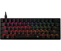 Klaviatūra White Shark Baltas Shark Shinobi-2 juodas red switch