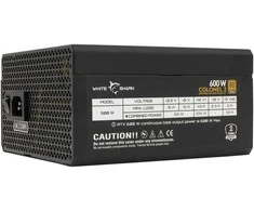 White Shark Baltasis ryklys Baltas ryklys GPSU-B600S pulkininkas-2 600W 80+ bronzos pilnas modulis