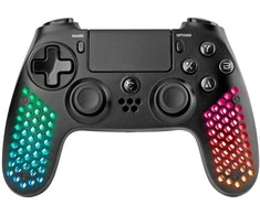 White Shark Baltas Shark Baltas Shark Wireless Gamepad LEGATUS, for PC, PS3/PS4, Android, iOS, juodos spalvos