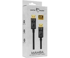 White Shark „Baltas Shark Baltas Shark MAMBA“ DP-DP kabelis M/M 2m 4K@60Hz