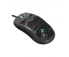 Itin lengva žaidimų pelė White Shark Galahad Black, 72g