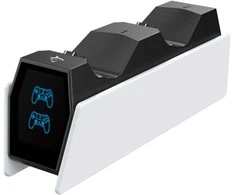 White Shark Baltasis ryklys Baltas Shark PS4-0417 Ringside PS4 Dual Charging Dock