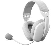 White Shark Baltas Shark belaidės žaidimams ausinės BUTTERFLY, skirta PC, PS4/5, XBOX, MAC, Baltas