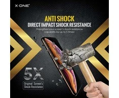 „X-ONE Extreme Shock Eliminator“ apsauginis dėklas „iPhone X“, juodas