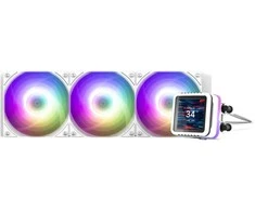 Zalman ALPHA2 DS A36 pilnai aušinamas vandeniu, 2,7 colio LCD 360 mm - baltas