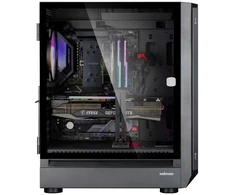 Zalman i6 juodas, RGB ventiliatorius x4 T/G