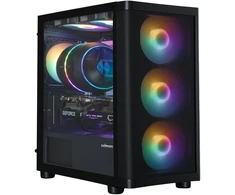 Zalman M4 SE, mATX Mini Tower PC Case, 6 x 120mm FRGB Fans, Juodas