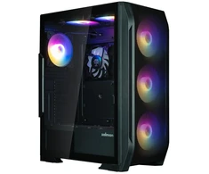Zalman N7 PLUS V2, ATX Mid Tower PC Case, 6 x 120mm RGB Fans, 1 x 120mm Fan, Juodas