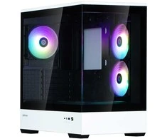 Zalman P30 PC-case, Mini-Tower, mATX, Tempered Glass - juodas baltas