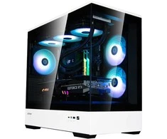 Zalman P30 PC-case, Mini-Tower, mATX, Tempered Glass - juodas baltas