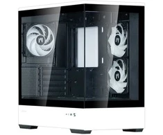 Zalman P30 PC-case, Mini-Tower, mATX, Tempered Glass - juodas baltas