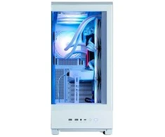 Zalman P50 DS kompiuterio korpusas, Midi-Tower, ATX, RGB, grūdintas stiklas - baltas