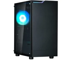 ZALMAN korpusas T4 PLUS, Mini Tower, mATX, 2xUSB 3.0, 1xUSB 2.0, 1x 120mm ARGB ventiliatorius, juodas