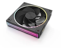 Zalman ZM-DF120R, 120mm Daisy Chain Fan, Reverse, 2300RPM, Juodas