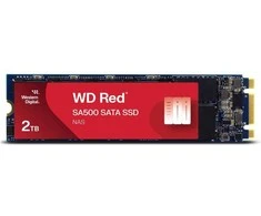 2.5 colio SSD - Western Digital Raudona SA500 2TB Vidinė Kietojo Kūno Atmintis NAS Sistemoms - Juoda