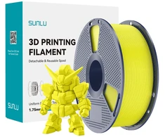 Sunlu PLA+ 2.0 Filament (Geltona)