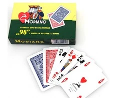 ''98'' Pokerio Kortų 2 Kaladžių Rinkinys Modiano (Raudonos Ir Mėlynos)