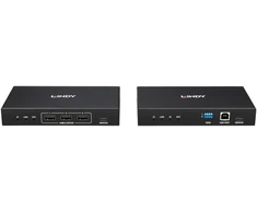 A/V Pailgintuvas - Lindy 5km Pluošto Optinis HDMI 4K60 KVM USB 2.0, RS-232 &amp; IR