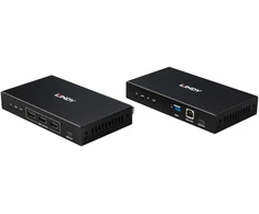 A/V Pailgintuvas - Lindy 5km Pluošto Optinis HDMI 4K60 KVM USB 2.0, RS-232 &amp; IR