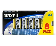 AA Baterijos - Maxell LR6 8 Vnt.
