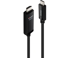 Adapterio Kabelis - LINDY USB Type C į HDMI Kabelis, 8K 60Hz, 7680x4320, 2 m, Juoda