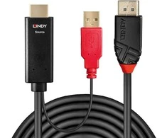 Adapteris - LINDY HDMI į DisplayPort 4K30Hz 0.5m kabelis