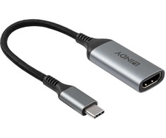 Adapteris - Lindy USB Type C į HDMI 8K60 konverteris, 8K@60Hz, kompaktiškas