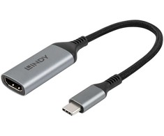 Adapteris - Lindy USB Type C į HDMI 8K60 konverteris, 8K@60Hz, kompaktiškas