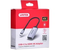 Adapteris - Unitek V1420A, USB-C į HDMI 2.0 4K 60Hz