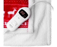 Camry | Elektrinė šildymo antklodė su laikmačiu | CR 7441 | Šildymo lygių skaičius 10 | Asmenų skaičius 1 | Nuotolinio valdymo pultas | 120 W | Raudona/Baltas