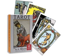 AGM Taro Kortų Rinkinys - Tarot A.E. Waite 78 Kortos 70x120mm su Instrukcijų Knygele