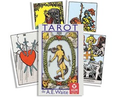 AGM Taro Kortos - A.E. Waite Tarot Rinkinys 78 Kortos 57x89mm su Instrukcijų Knygele