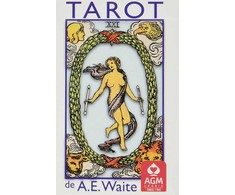 AGM Taro Kortos - A.E. Waite Tarot Rinkinys 78 Kortos 57x89mm su Instrukcijų Knygele