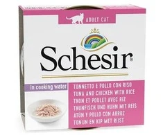 Agras Pet Foods Drėgnas Kačių Maistas - Schesir Tuną Su Vištiena Ir Ryžiais 85g
