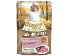 Agras Pet Foods Drėgnas Kačių Maistas - Stuzzy Monoproteinas Su Šonine 85 G